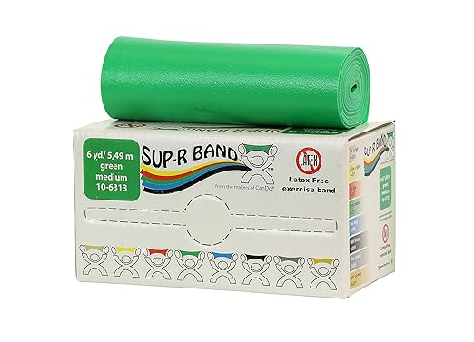 CanDo 10-6313 Sup-R Latex Free Exercise Band 6 yd