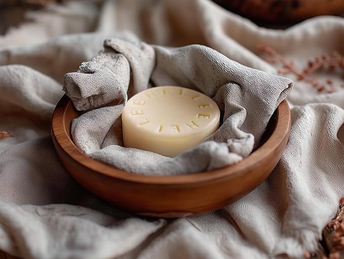 LEEHEI Cleansing Soap with Complimentary Natural Sponge Soap Stand (Fragrance Free)