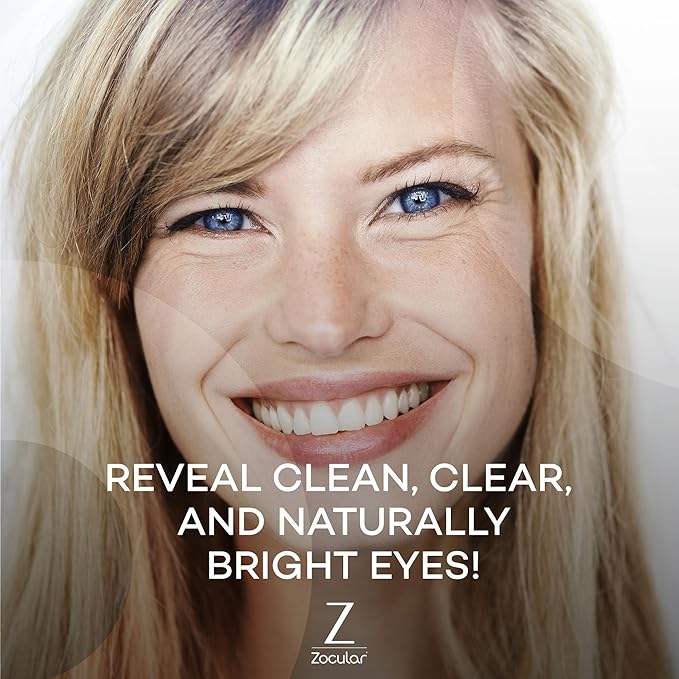 Zocular ZocuWipe Eyelid Cleansing Wipes with Natural Okra Complex – Gentle Daily Eyelid Cleanser & Moisturizing Pads – Makeup Remover & Eye Hygiene Wipes – 15 Count