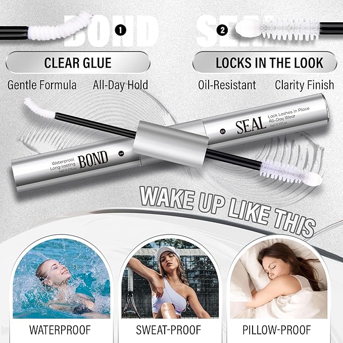 Cat Eye Lash Clusters Kit Fairy Eyelash Clusters Spiky Lash Extension Kit Left & Right Wispy Cluster Eyelash Extensions DIY Fox Eye Individual Lashes with Clear Bond and Seal Tweezers