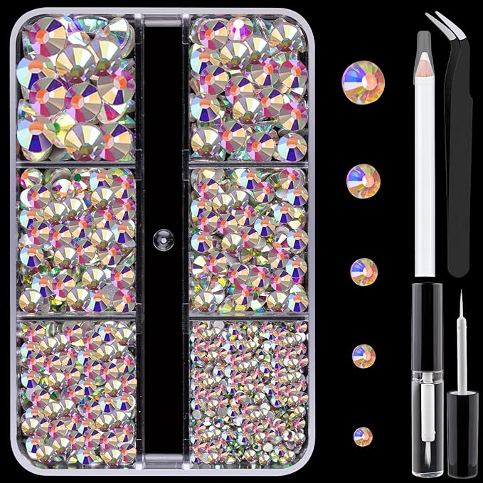 Colorful Face Gems for Makeup Set,