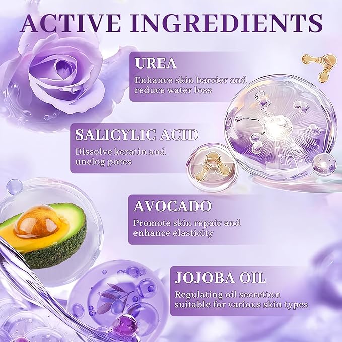5-in-1 60% Urea Cream with 2% Salicylic Acid, Urea Cream 60 Percent for Feet & Hands- Maximum Strength Moisturizer for Rough, Dry, Thick & Cracked Skin, Callus Remover, Deep Hydration, 150g