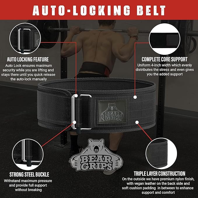 Bear Grips Weight Lifting Belt