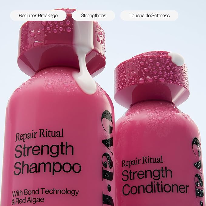Eva NYC Ritual Repair Shampoo - Protect and Strengthen Dry, Damaged Hair with Bond Technology - Reduce Breakage - Color-Safe Formula with Red Algae - Orange Zest + Sage Scent - 10 fl oz