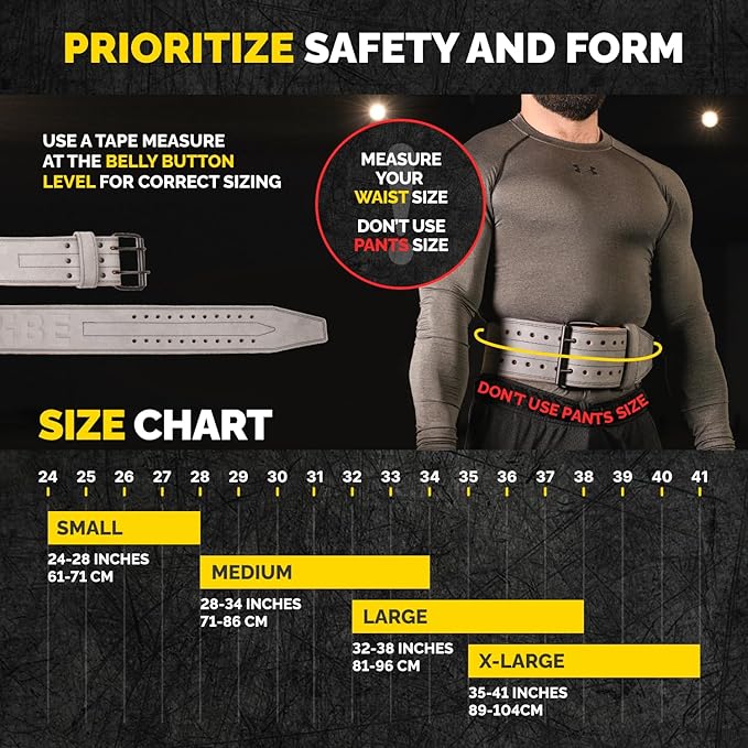 5mm Premium Weight Lifting Belt - 100% Genuine
