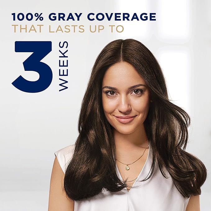 Clairol Root Touch-Up by Nice'n Easy Permanent Hair Dye, 4G Dark Golden Brown Hair Color, Pack of 4