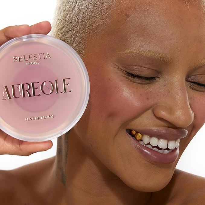 Blush Duo Aureole - High Pigmented Pink Blush Use Separately, 0.53 Oz