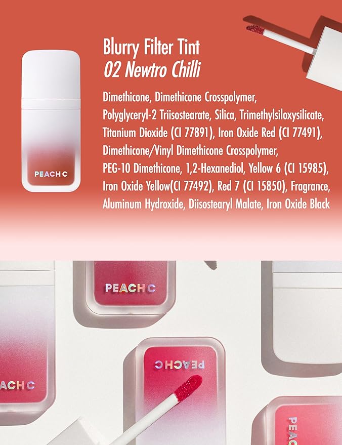 Blurry Filter 02 Newtro Chilli Korean Lip Stain Long