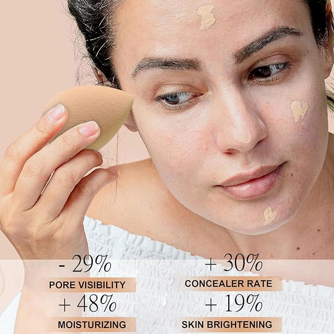 Airbrush Foundation Makeup Spray, Long Lasting Waterproof Full (#3 Nude) 2.36oz