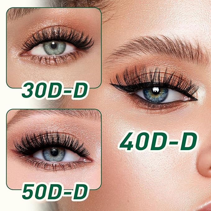 KEYYOU Lash Extension Kit DIY 300Pcs Lash Clusters Kit 40D 0.07 D Curl 9-18MIX Eyelash Extension Kit Individual Lashes Kit with Lash Bond and Seal, Lash Tweezers and Remover for Self Use