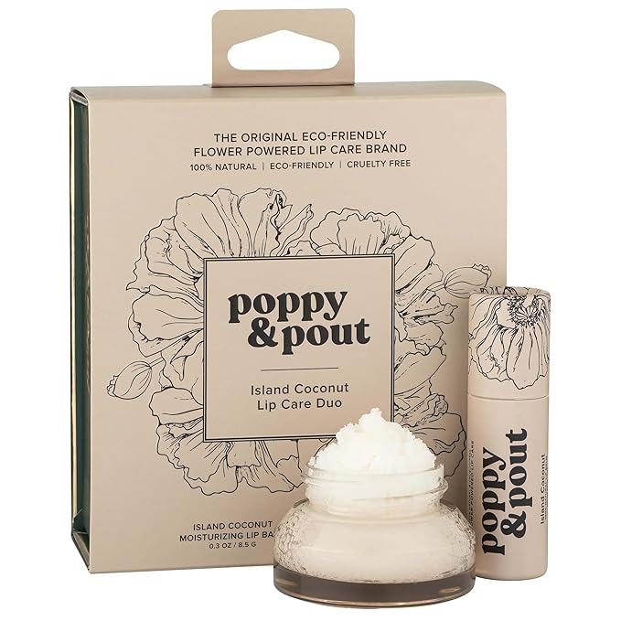 Poppy & Pout Lip Care Set (Island