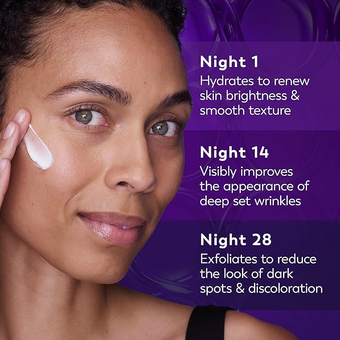 Olay Retinol Night Cream for Women, MAX, Anti-Aging Face Mousturizer, Fragrance-Free, Non Greasy Anti-Wrinkle, Smooth Fine Lines, Hydrating Skin Triple Collagen Cream, Niacinamide, 1.7oz (Pack of 2)