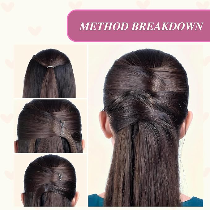 Set of 500 premium Bobby pins, measuring 38mm secure hold and invisible wave hair grip perfect for women, girls, and hairdressers, clear storage box, suitable for all hair types (Black)