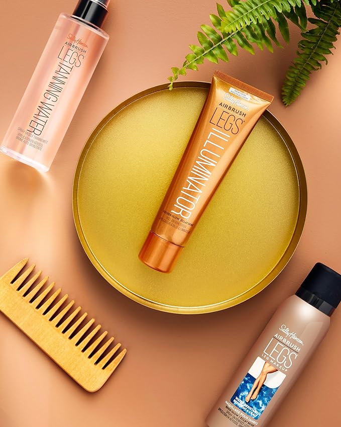 Sally Hansen Airbrush Legs, Illuminator Leg Makeup, Golden Glow, 3.3 Oz