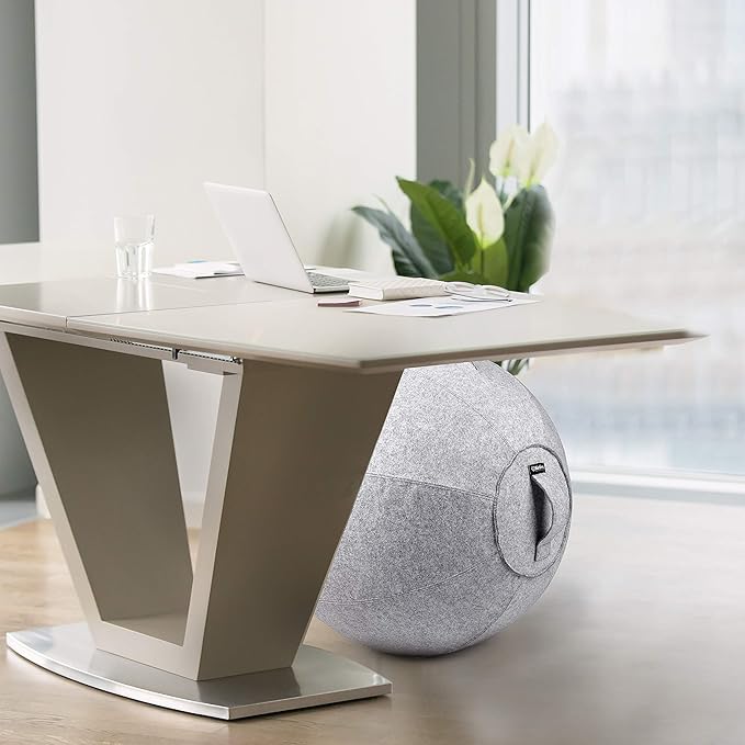 Stability Ball Chair for Office - Ergonomic Seating/Labor Birthing Pregnancy/Yoga Balance Stability Exercise Fitness