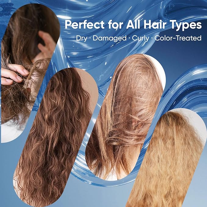 MENDARA Split End Mender Hair Serum – Helps Seal the Appearance of Split Ends, Smooth & Nourish Dry, Damaged Ends, Lightweight Leave-In Anti-Frizz Treatment with Flaxseed Extract & Keratin, 70 mL