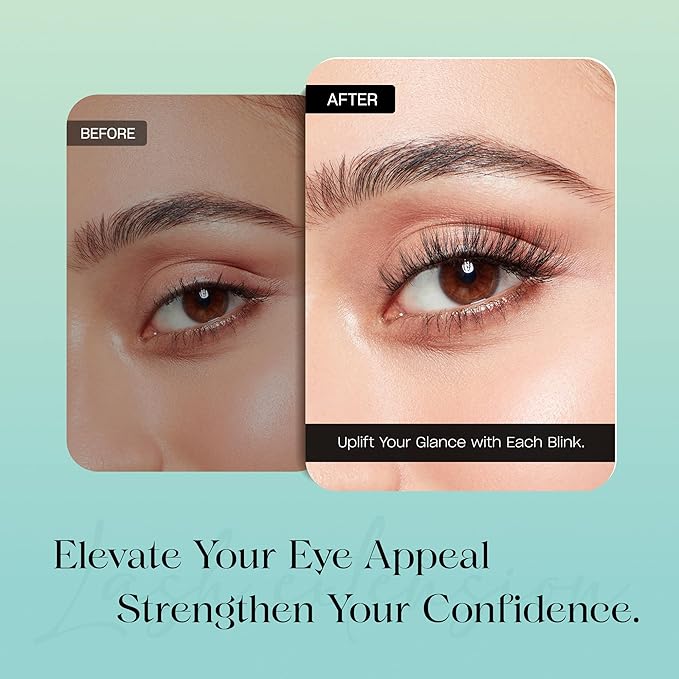 Lash Clusters 0.05mm Individual Lashes, 3D Wispy Lashes Clusters, 0.1mm Super Thin Band Resuable Natural Lashes,D Curl Faux Mink Lashes,144pcs Lash Extension (Green Vivid-D-0.05-8-16mix)