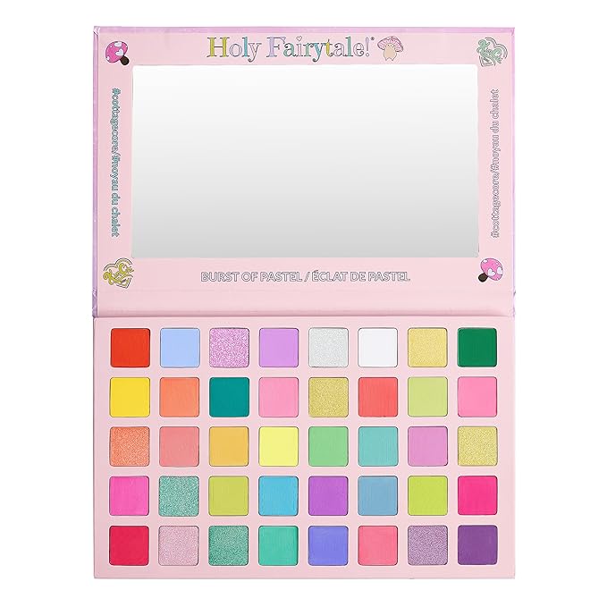 KimChiChic Beauty Holy Fairytale Palette – 40 Color Eyeshadow Palette, Highly Pigmented, Blendable, Long Lasting, Cruelty Free Cottagecore 1.26oz