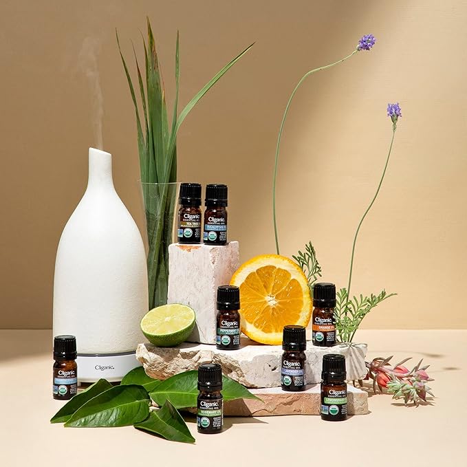 Cliganic USDA Organic Palmarosa Essential Oil, 1oz - 100% Pure Natural Undiluted for Aromatherapy | Non-GMO (Packaging May Vary)