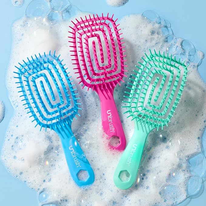 FHI Heat UNbrush Flex Detangling Hair Brush - Teal