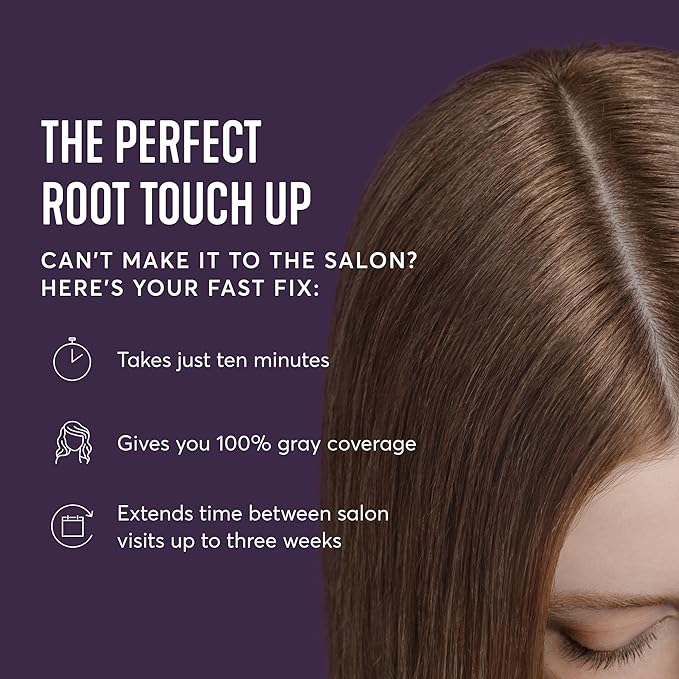 Madison Reed Root Perfection Permanent Root Touch Up, Light Brown 7N Alba, 10 Minutes for 100% Gray Root Coverage, Ammonia-Free Hair Dye, Two Applications