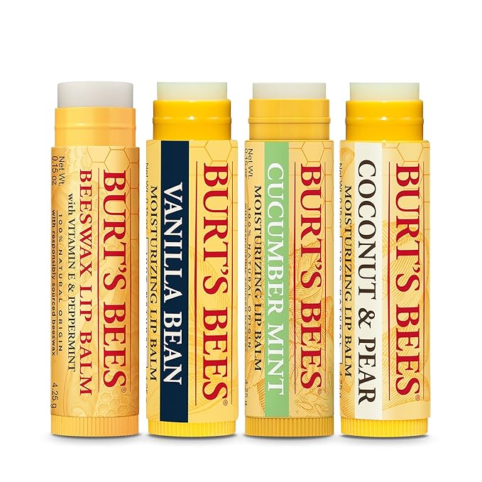 Burt’s Bees Holiday Gift, 4 Lip Stocking