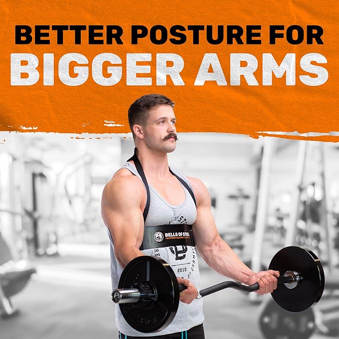 Arm Blaster for Biceps & Triceps [Bells of 23 in 24 in, 5 mm