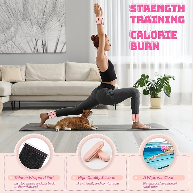 Ankle Weights for Women 2 Lbs 2 (1 (1 Lb