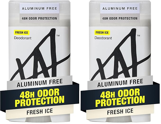 W by Jake Paul Aluminum-Free Deodorant, Odor Blocking, Vitamin-Infused Deodorant for Men - Fresh Ice 2.6 oz (Pack of 2)