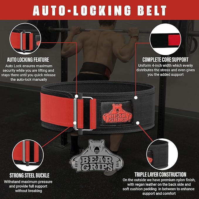 Bear Grips Weight Lifting Belt