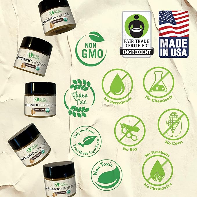 Organic Brown Sugar Lip Scrub –