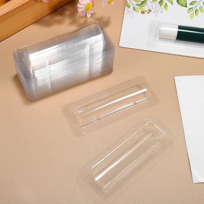 VILLCASE Lip Balm Pouches, 40pcs Plastic Include