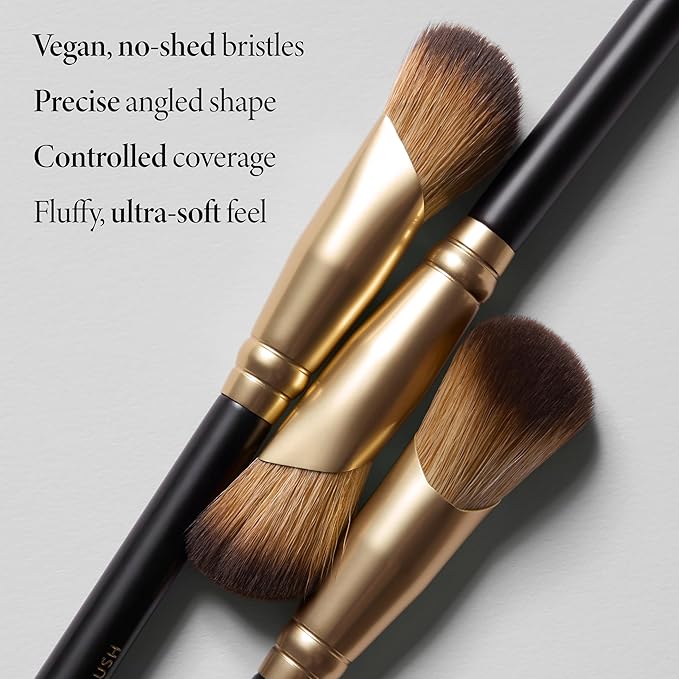 LAURA GELLER NEW YORK All-Over Eye Shadow Brush, Black Wooden Handle