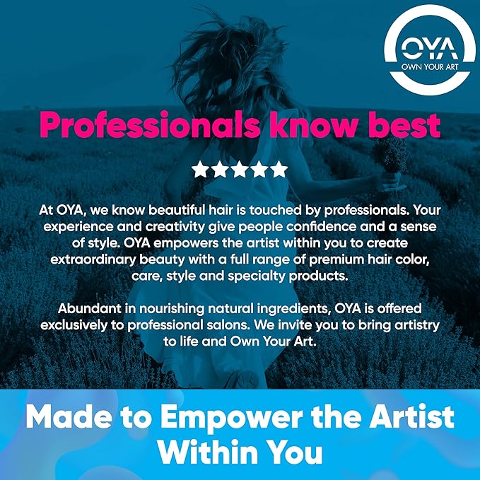 OYA SHIELD Heat Protection Spray - Protects, Strengthens and Improves Hair Elasticity - Lightweight Thermal Shield for Blow Dryer, Flat Iron & Curling Tools - Safe Styling for All Hair Types - 236 ml