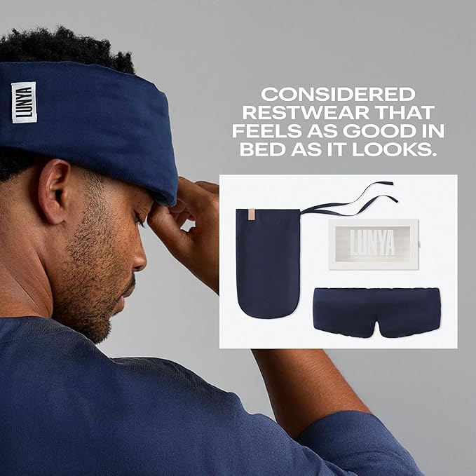 Lunya Men's Washable Silk Sleep Mask