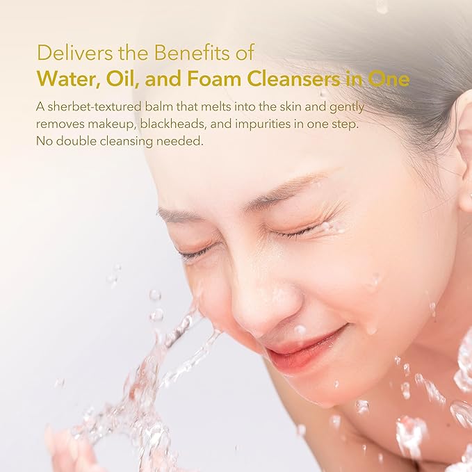 fleradi Edelweiss Cleansing Balm – Vegan Makeup Remover and Face Cleanser with Natural Flower Extracts. Korean Skincare, No Parabens or Sulfates (3.38 fl oz)