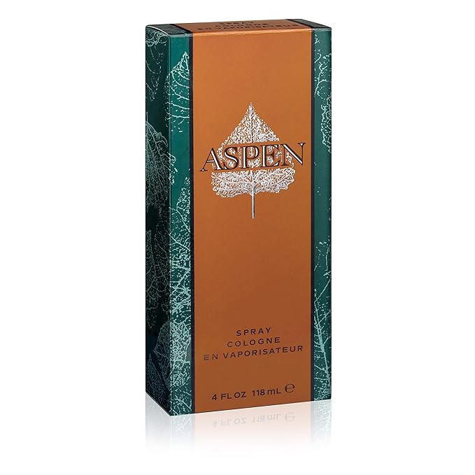 Aspen Cologne Spray, Vegan Formula, Cologne Spray, Woody Spicy Scent, 118 ml (4oz) (Pack of 2)
