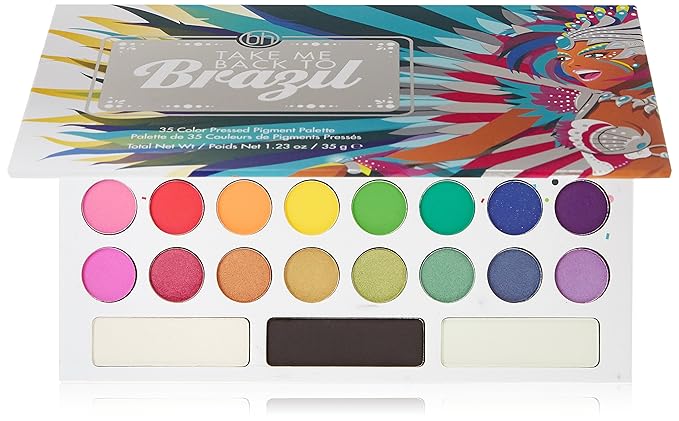 bh Cosmetics, 35 Color Eyeshadow Palette, Take Me 3 oz