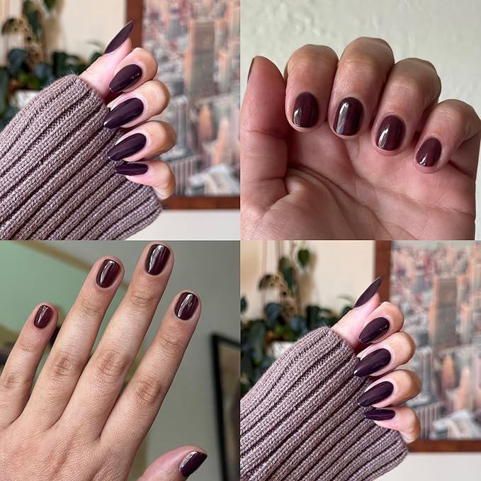 Olive & June Long Lasting Nail Polish | Plump Gel-Like Finish No Lamp Needed | Lasts up to 10 days | Salon-Quality Color at Home | 15-Free, Vegan & Cruelty-Free Chip-Resistant Shine | Let's Stay In