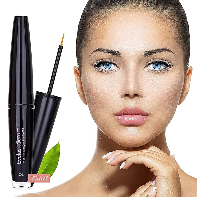 Natural Vine Eyelash Growth Serum: Lash Enhancing Serum with Advanced Formula to Boost Longer Fuller and Thicker Looking Lashes - Vegan & Cruelty-Free for Sensitive Eyes 3mL 3 Months Supply