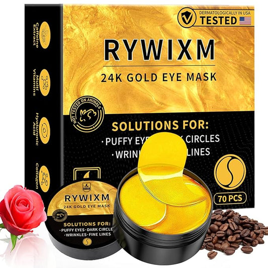 24k gold eye masks for