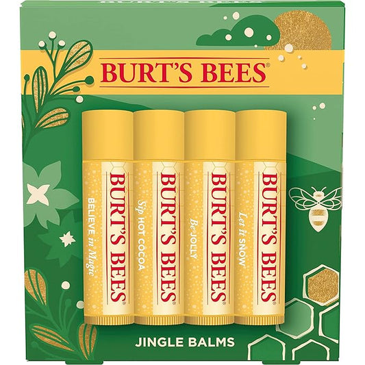 Burt's Bees Christmas Gifts, 4 Lip Balm