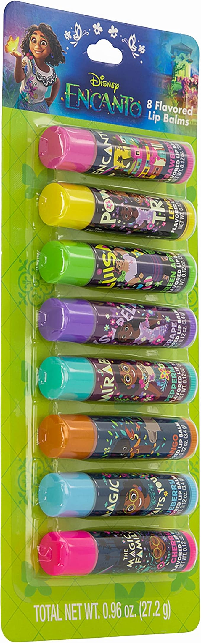 Encanto 8 Pack Lip Balm, 8.0
