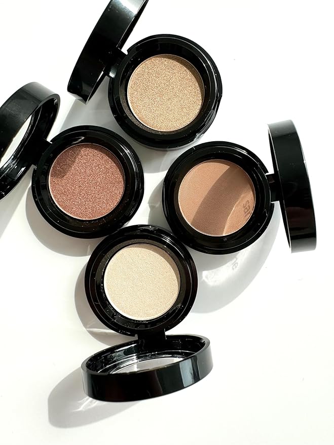 Sandstone Scandinavia Eyeshadow for Sensitive Eyes, Brown Golden Eyeshadow with Long Durability, Allergy Certified, Fragrance-Free and Vegan Eye Make-Up, Hypoallergenic Make-Up (592 Golden Earth)