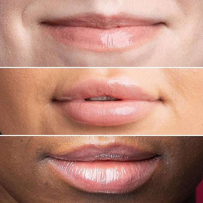 Cheekbone Harmony Lip Gloss, Birch, Moisturizing Lip Gloss with Shea Butter & Sustainably Sourced Ingredients, Non-Sticky, Smooth Shine, Vegan, 0.22 oz.