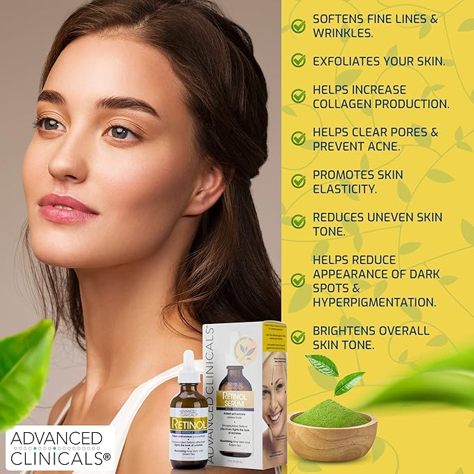 Advanced clinicals retinol facial serum