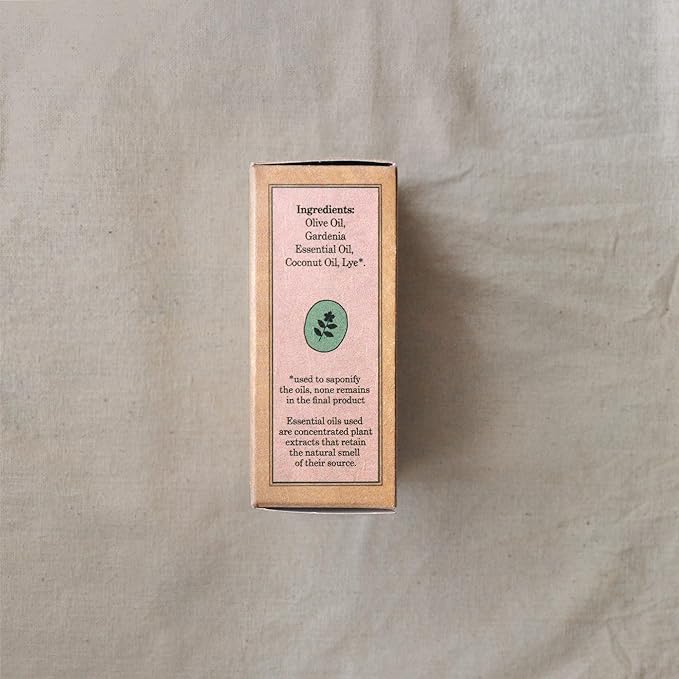 Olively Gardenia & Olive Oil soap - face and body - 100% Natural ingredients, chemical free