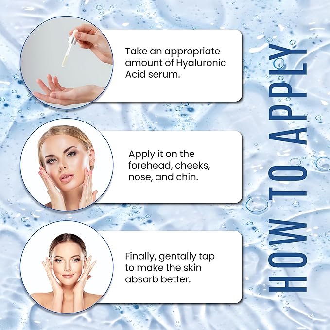 Dermaxgen Hyaluronic Acid Serum for Face & Eyes for Anti-Aging, Moisturizing, Antioxidant & Wrinkle Treatment. Best Hydrating Pure Facial Serum for Fine Lines Suitable for All Skin Type. (2 FL OZ)