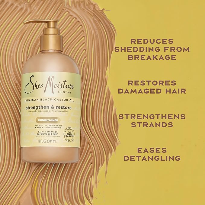 Shea Moisture Jamaican Black Conditioner Strength/Grow 13 Ounce (384ml)