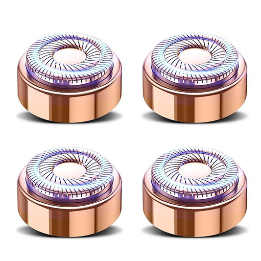 Flawless Replacement Heads Gen 2 - Replacement Heads for Flawless Facial Hair Remover - Replacement Blades for Finishing Touch Flawless Hair Removal 4 Counts